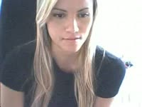 Blonde teen teasing on cam